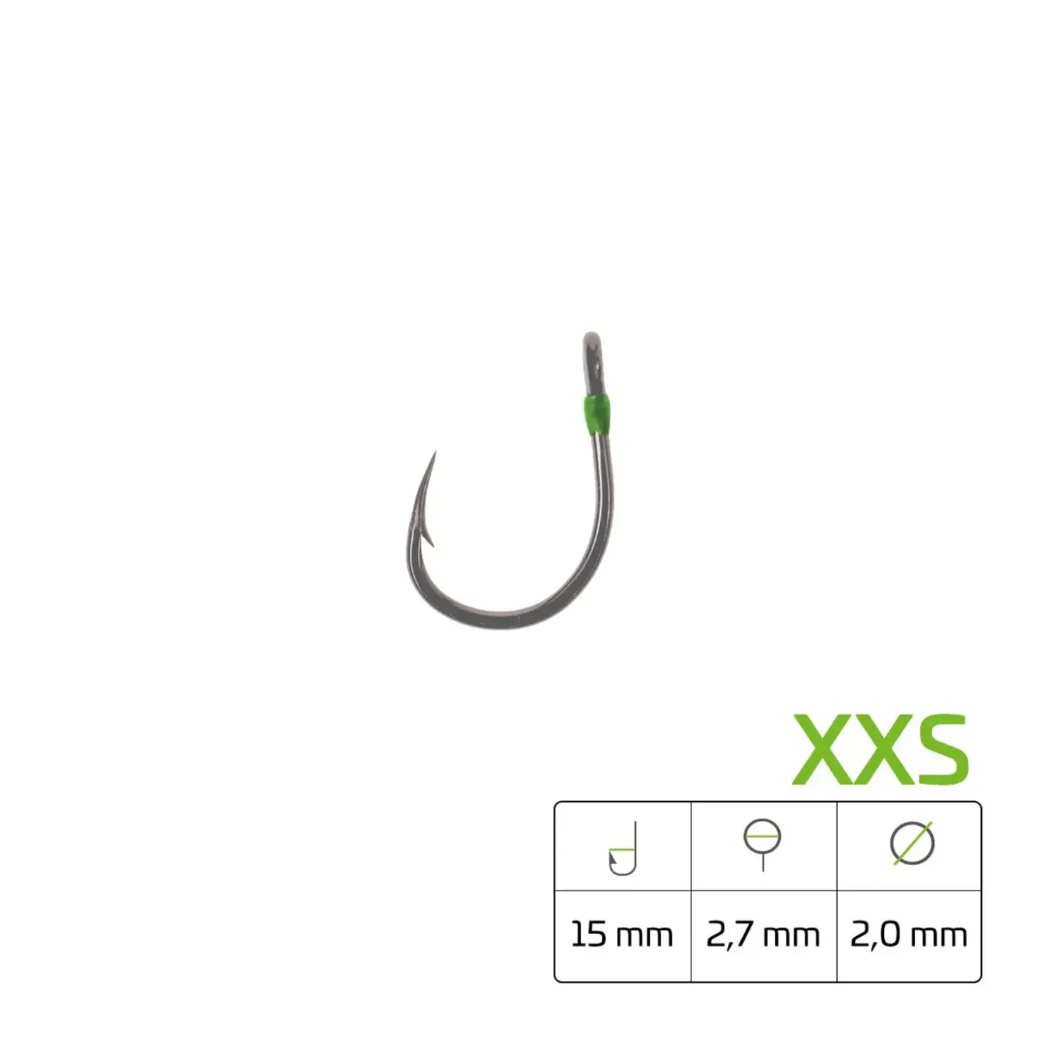 Zeck Fishing Zeck Mr. Waller Hook XXS 4 pcs Welshaken| Wallerhaken & Rigs|Welshaken
