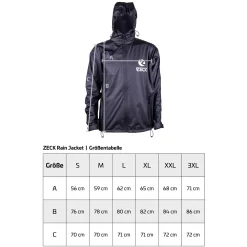 Zeck Fishing Zeck Rain Jacket S Regenjacke| Angelbekleidung