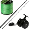 Zeck Fishing Zeck Wels Combo Pro Cat Boat - HR20 - Hulk Line Waller Angelset 7| Waller Allround Combos|Angelcombo Wels